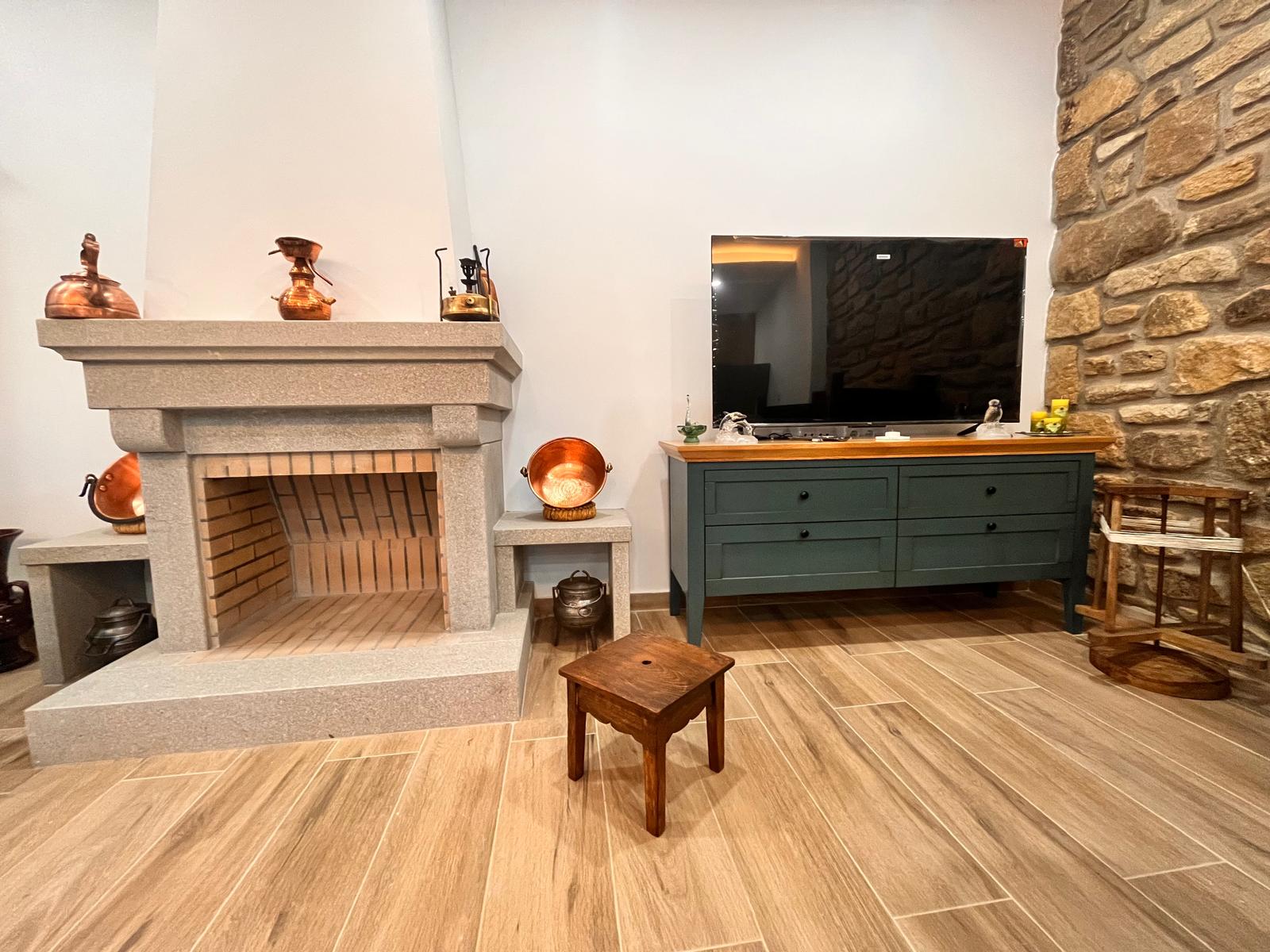 Lareira tradicional da Casa d'Abó Anica